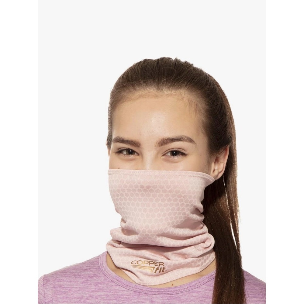 CopperFit Guardwell Youth Girls Face Protector‎ Size OS Pink (Pair)